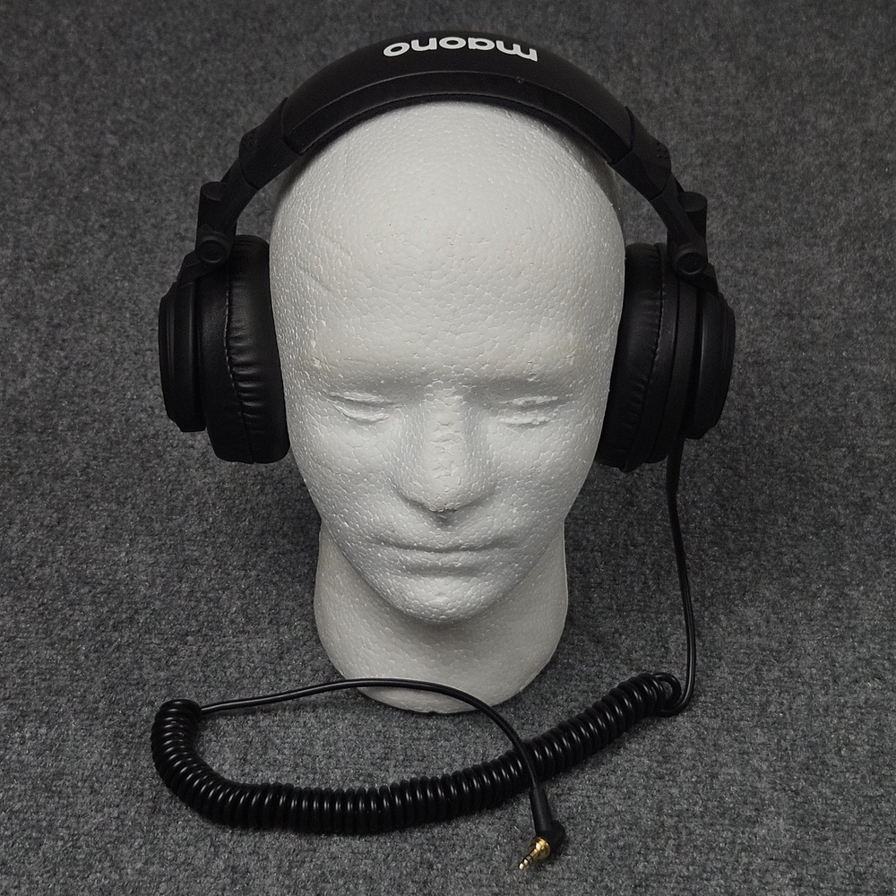 Maono AU-MH601 Studio Headphones Black Wired Monitor Audio Gear